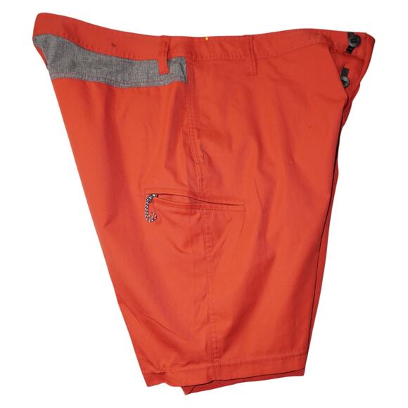 KÜHL Men’s Technical Hiking Shorts Orange Size 36 Outdoor Cargo Zip Pocket - Picture 5 of 9